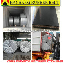 Oil-resistant conveyor belt EP300 cut edge